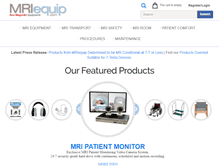 Tablet Screenshot of mriequip.com